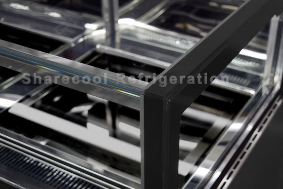 1.5m Macaron Display Fridge Two Drawers Stainless Steel Chocolate Fridge For Shop