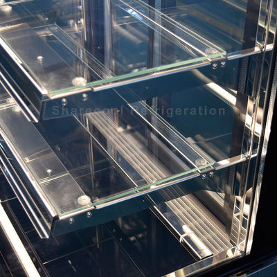 0.9m Stainless Steel Three shelves Cake Showcase Chiller Cake Display