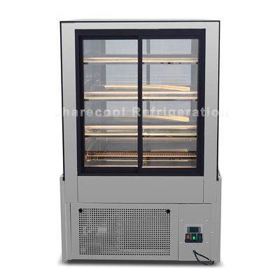 0.9m Stainless Steel Three shelves Cake Showcase Chiller Cake Display