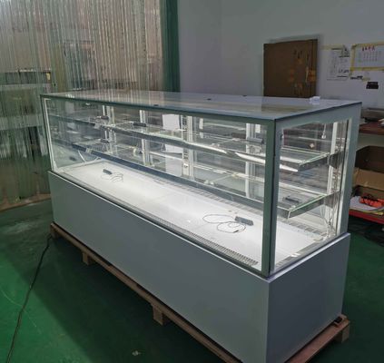 Dessert Pastry Cake Display Refrigerator 2000x680x1200mm Cake Counter Fridge