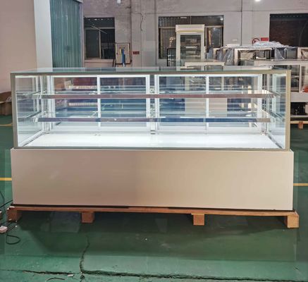 Dessert Pastry Cake Display Refrigerator 2000x680x1200mm Cake Counter Fridge